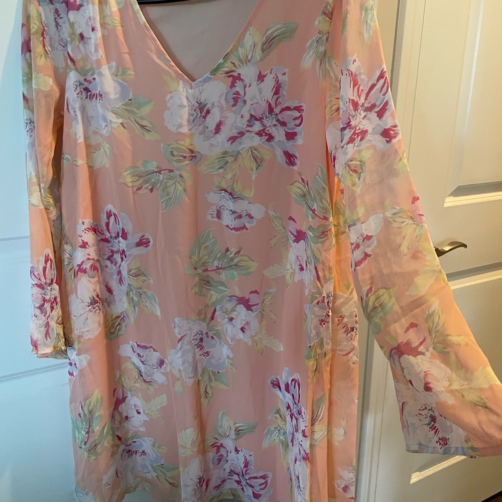 Pinkblush floral dress